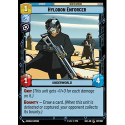 Star Wars: Unlimited Löskort: Shadows of the Galaxy: Hylobon Enforcer