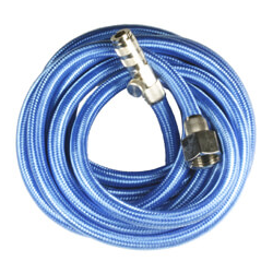 Braided hose complete, 3m / 9ft (3.3x7mm) quick coupling nd 2.7mm, adjustable - G 1/4"" female thread