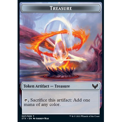 Magic Löskort: Strixhaven: School of Mages: Treasure Token