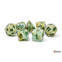 Marble Mega-hedral Green/dark green (7-die set)