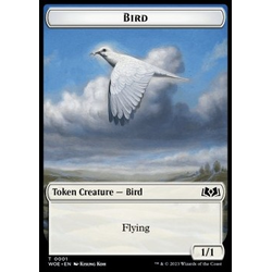 Magic löskort: Wilds of Eldraine: Bird Token (White 1/1)