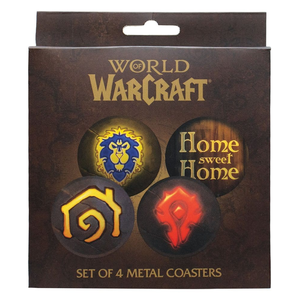 World of Warcraft Metal Coasters – 4-Pack