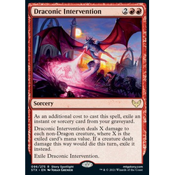 Magic Löskort: Strixhaven: School of Mages: Draconic Intervention
