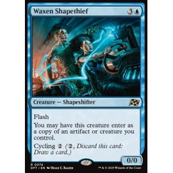 Magic löskort: Magic: Aetherdrift: Waxen Shapethief (Foil)
