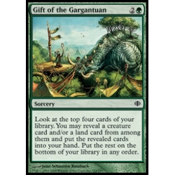 Magic löskort: Shards of Alara: Gift of the Gargantuan