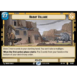 Star Wars: Unlimited Löskort: Jump to Lightspeed: Nabat Village