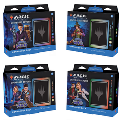 Magic The Gathering: Doctor Who Commander Deck Bundle (4) (tyska kort)