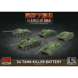 Soviet SU Tank-Killer Battery (plastic)