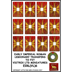 Little Big Men Studio: Early Imperial Roman Legionary Shield Transfers #6 for Victrix