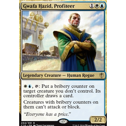 Magic löskort: Commander 2016: Gwafa Hazid, Profiteer