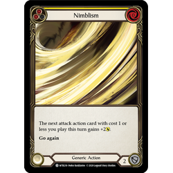 FaB Löskort: Welcome to Rathe Unlimited: Nimblism (Yellow)