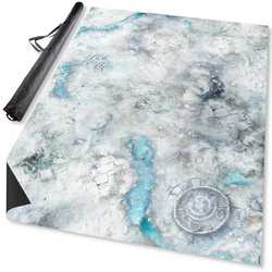 TerrainCrate: Snowfield Gaming Mat 44" x 60" (Neoprene / Mousepad)