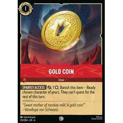 Lorcana Löskort: Azurite Sea: Gold Coin