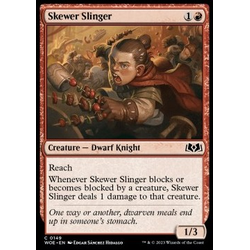 Magic löskort: Wilds of Eldraine: Skewer Slinger (Foil)