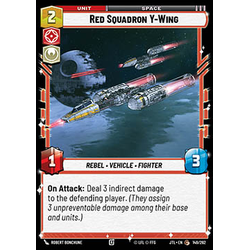 Star Wars: Unlimited Löskort: Jump to Lightspeed: Red Squadron Y-Wing