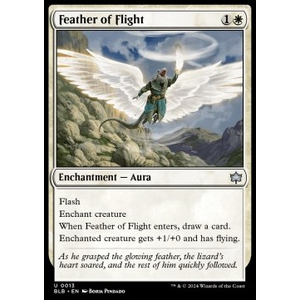 Magic löskort: Bloomburrow: Feather of Flight