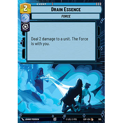 Star Wars: Unlimited Löskort: Legends of the Force: Drain Essence (Hyperspace)