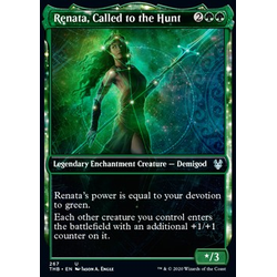 Magic löskort: Theros: Beyond Death: Renata, Called to the Hunt (alternate art)