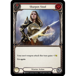 FaB Löskort: Welcome to Rathe Unlimited: Sharpen Steel (Red)