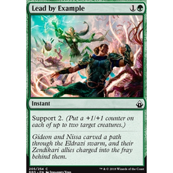 Magic löskort: Battlebond: Lead by Example