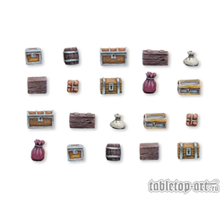 Tabletop-Art: Boxes and Barrels - Set 2 (20)