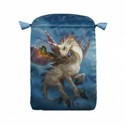 Unicorns Satin Bag for Tarot Cards/Dices (160 x 225 mm)