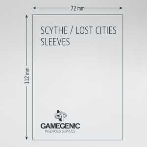 Card Sleeves "Scythe / Lost Cities" Matte 72x112mm (60) (GameGenic)
