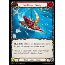 FaB Löskort: High Seas: Swiftwater Sloop (Red) (Rainbow Foil)