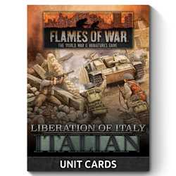 Flames of War: Liberation Of Italy - Italian Unit Card Pack (Axis and Allied)