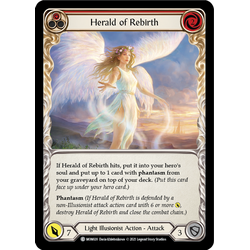 FaB Löskort: Monarch Unlimited: Herald of Rebirt (Red) (Rainbow Foil)
