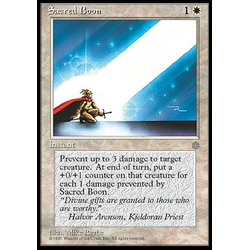 Magic löskort: Ice Age: Sacred Boon