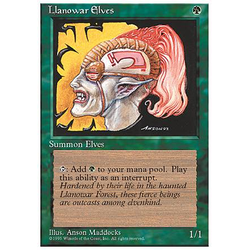 Magic löskort: 4th Edition: Llanowar Elves