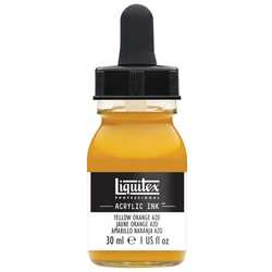 Acrylic Ink: Yellow Orange Azo (30ml)