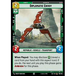Star Wars: Unlimited Löskort: Secrets of Power: Diplomatic Envoy