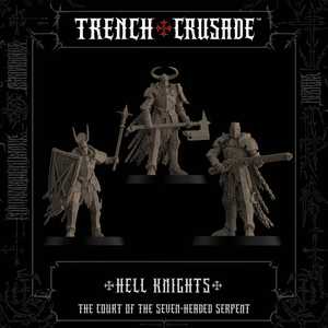 Trench Crusade: Court of the Seven Headed Serpent - Hell Knights (3D-resin) (3)