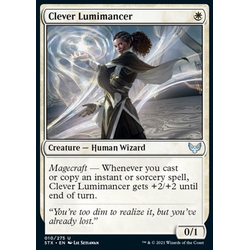 Magic Löskort: Strixhaven: School of Mages: Clever Lumimancer (Foil)