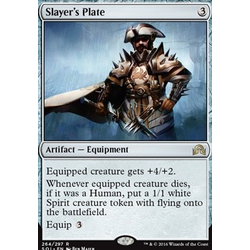 Magic löskort: Shadows over Innistrad: Slayer's Plate (Prerelease Foil)