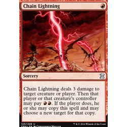 Magic löskort: Eternal Masters: Chain Lightning (Foil)