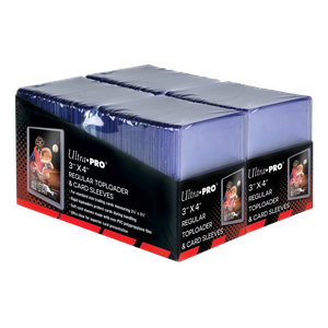 Ultra Clear Toploaders 3" x 4" and Card Sleeves (200)