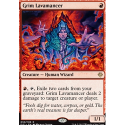 Magic löskort: Archenemy: Nicol Bolas: Grim Lavamancer