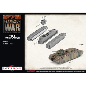 British: TOG I Tank Platoon (resin/metal) (3)