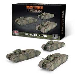 British: TOG I Tank Platoon (resin/metal) (3)