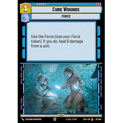 Star Wars: Unlimited Löskort: Legends of the Force: Cure Wounds