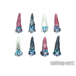 Tabletop-Art: Cultist Heads - Set 2 (8)