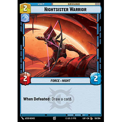Star Wars: Unlimited Löskort: Legends of the Force: Nightsister Warrior