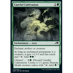 Magic löskort: Kamigawa: Neon Dynasty: Careful Cultivation (Foil)