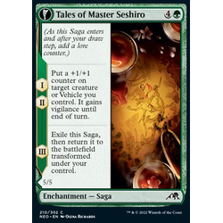 Magic löskort: Kamigawa: Neon Dynasty: Tales of Master Seshiro // Seshiro's Living Legacy (Foil)