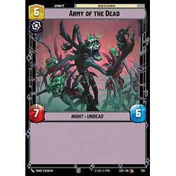 Star Wars: Unlimited Löskort: Legends of the Force: Army of the Dead (Foil)