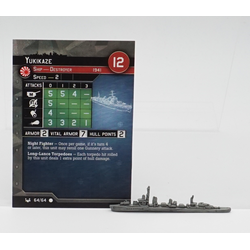 A&A Naval Miniatures Game: Japan: Yukikaze 64/64
