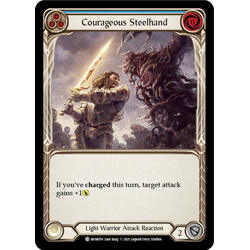 FaB Löskort: Monarch Unlimited: Courageous Steelhand (Blue)